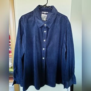 2X NorthStyle navy corduroy shirt